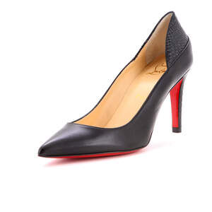 Christian Louboutin 85 Women's Maastricht Pumps Leather with Embossed Detail